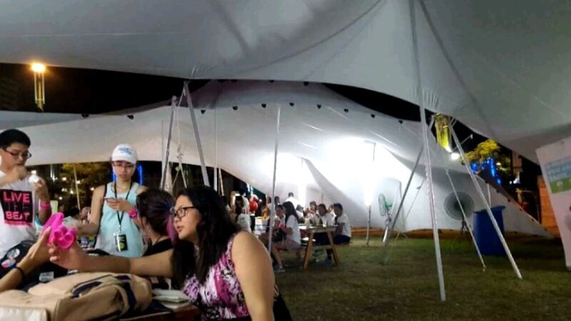 Evento tenda elasticizzata impermeabile al 100% di qualità hgh per feste all'aperto