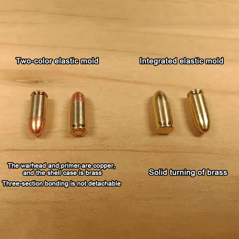 미니 글록 G17 용 미니 총 권총 부품, 합금 엠파이어 총알 탄창 클립 액세서리, 1:3 체중계 총알