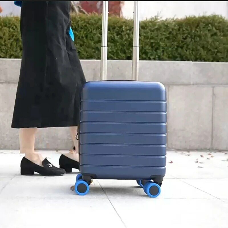 Cubierta protectora de ruedas de equipaje, funda de silicona para carro, funda giratoria silenciosa, Universal, Reduce el ruido, acceso a maleta de viaje