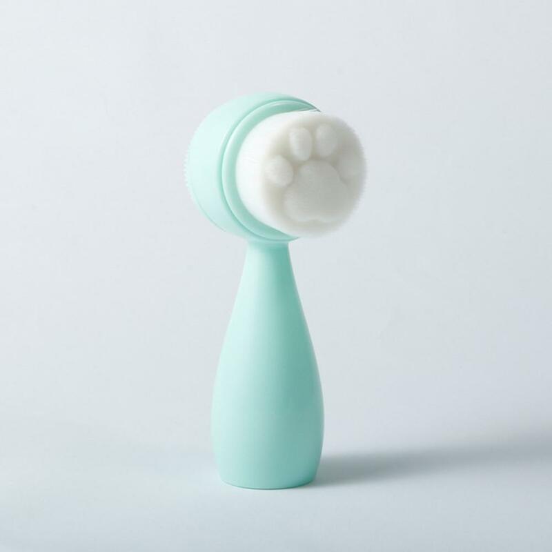 Multifunctional  Useful Face Scrubber Manual Face Brush Silicone Manual Face Brush Makeup Remover   Skin Care Tool