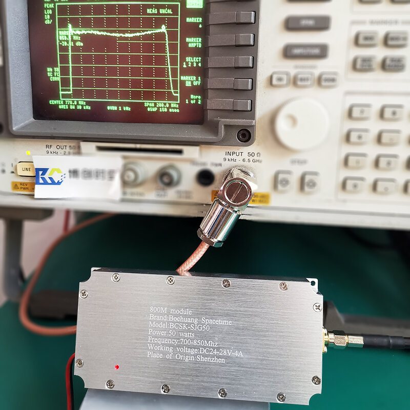 Penguat gelombang mikro BCSK-SJG50 700Mhz-850Mhz modul penguat daya numerik nirkabel