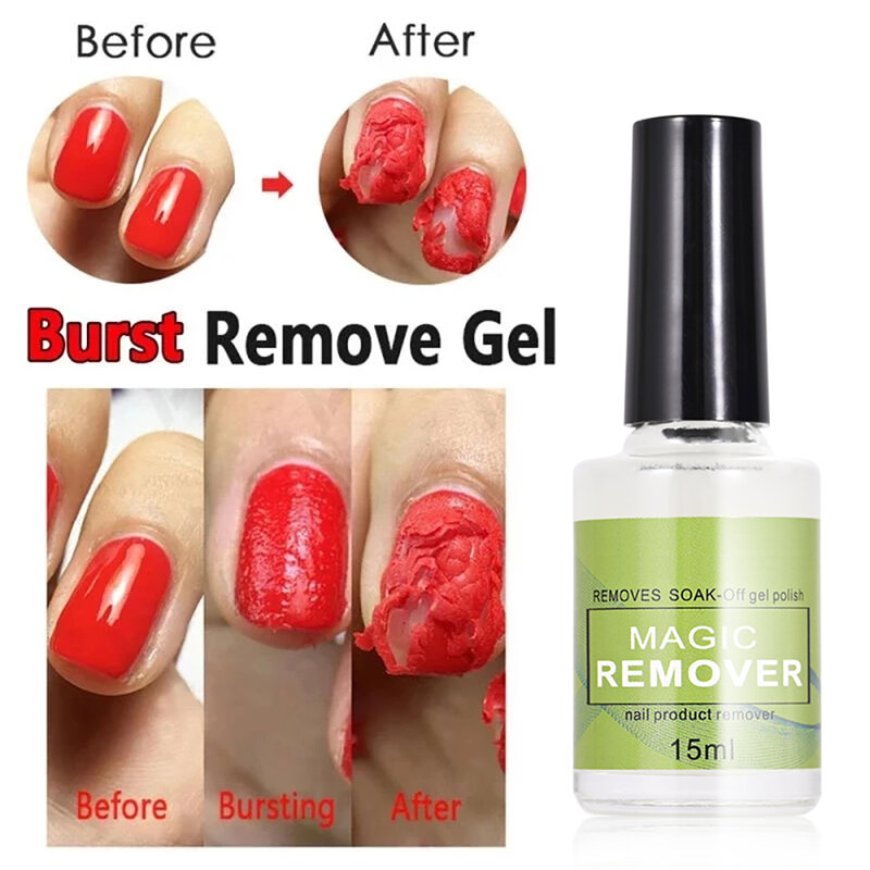 15ML Fast Remover Magic Effect Nall Gel Professional Soak Off UV Cleaner Function Polish Remove vernice per Manicure semipermanente *