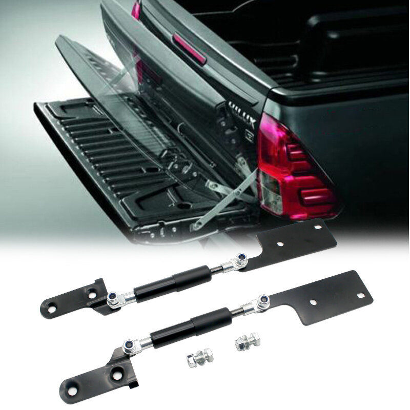 Barra de soporte de elevación lenta para puerta trasera de coche, amortiguador de Gas para Toyota Hilux GUN125 Revo 2015-2019