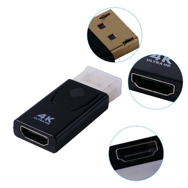 4K DisplayPort zu HDMI-kompatibel Adapter Konverter Display Port Männlich Mini DP zu Weibliche TV Kabel Anzupassen Video für PC TV Kabel