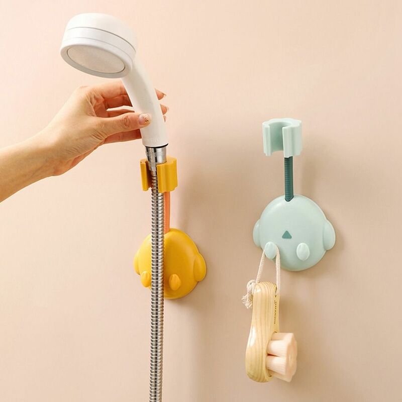 Wall Mounted Shower Head Holder Multi-Direction Multifunctional Shower Head Bracket Replacement Adjustable Shower Rack Bathroom