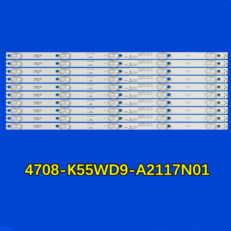 Bande de rétroéclairage LED TV pour 55Rack DHL55 DH-LM55-S200 DH-LM55-S400 4708-K55WD9-A2117N01 A2