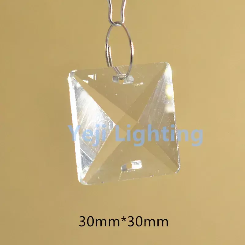 Chandelier Crystal lamp crystal Square shape Oval shpe shape for led candle pendant light decorative Wedding accessories