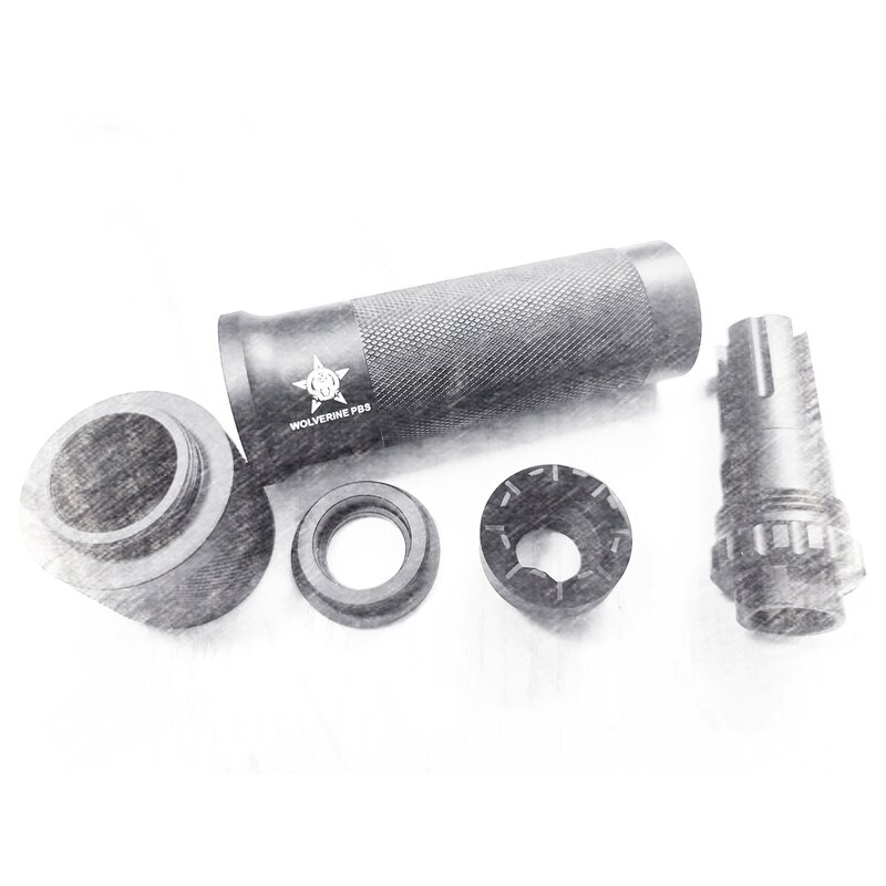 Alumínio liga cilindro acessórios, interface direta, divertido brinquedo, 14mm, ccw, 19mm