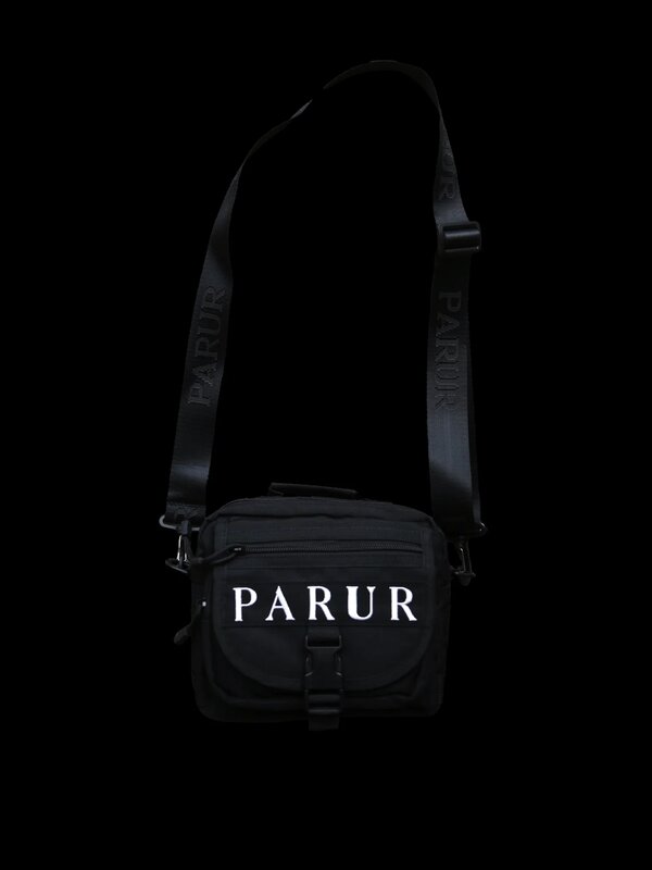 남성용 PARUR 가방, 레터 자수 디자이너 숄더 크로스바디 백, 나일론 방수 핸드백, Sacoche Homme, 2024