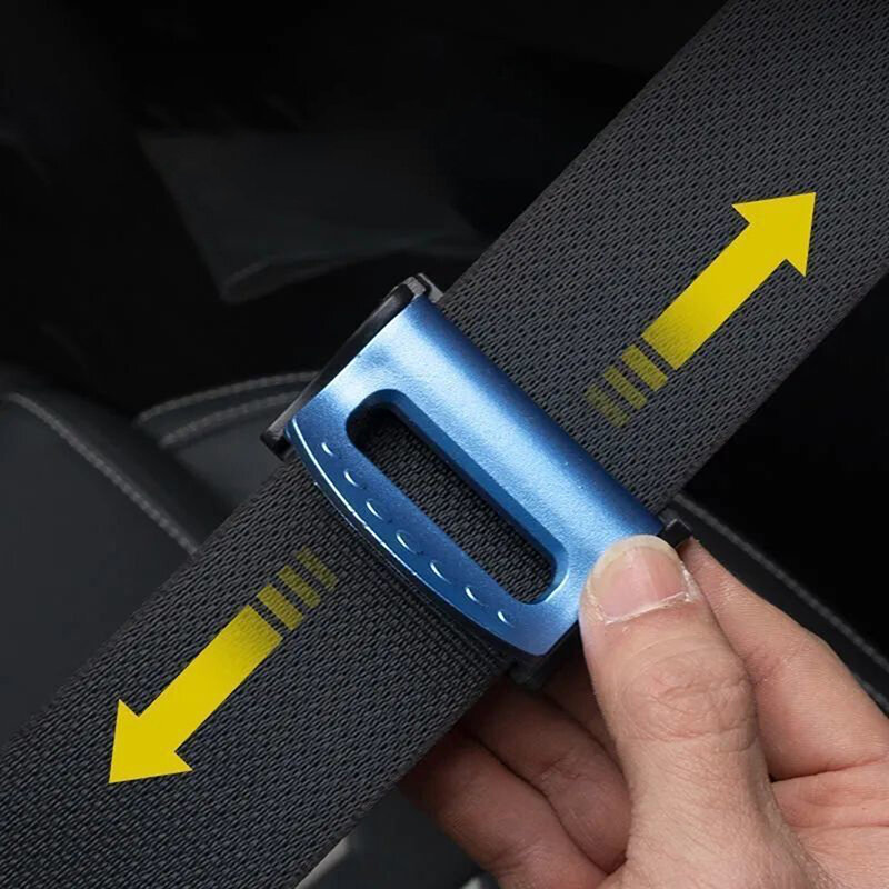 2Pcs Car Seat Belt Clip Anti-skid Buckle Comfort Limiter Fixed Belt Fashion 4 Color ABS Belt Clip For Car Interior