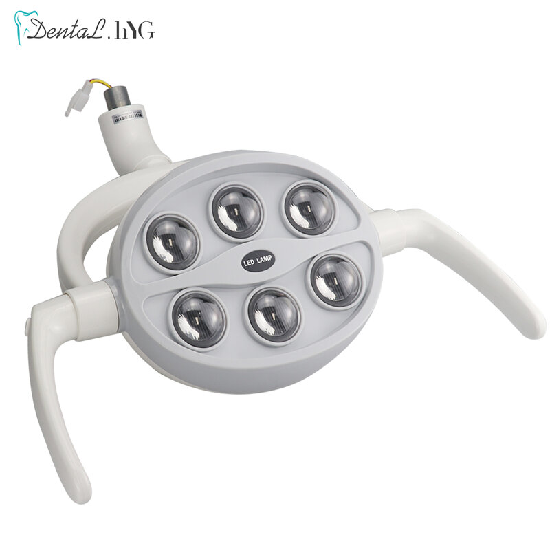 Luzes do sensor dental, 6 LEDs, Light Lamp for Dental Unit Chair, Tipo de teto, Shadowless