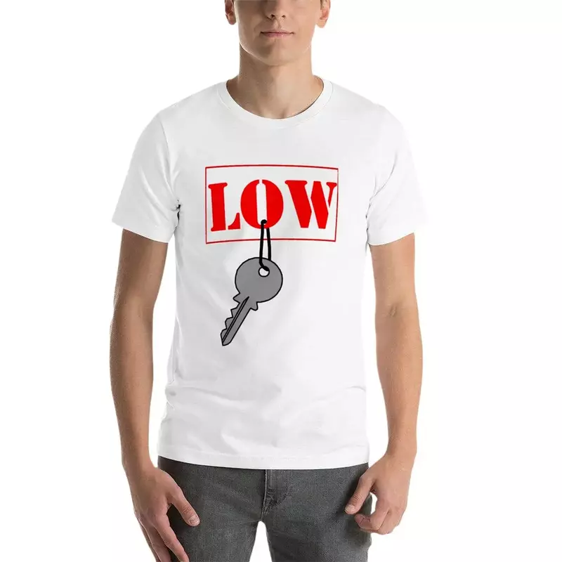 Koszulka z niskim kluczem dla fanów sportu funnys designer t shirt men