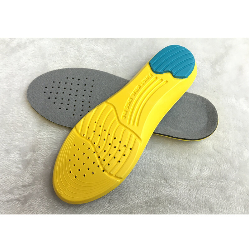 Semelles de Sport respirantes en mousse à mémoire de forme, 1 paire, coussinets absorbant la sueur, pour chaussures de course