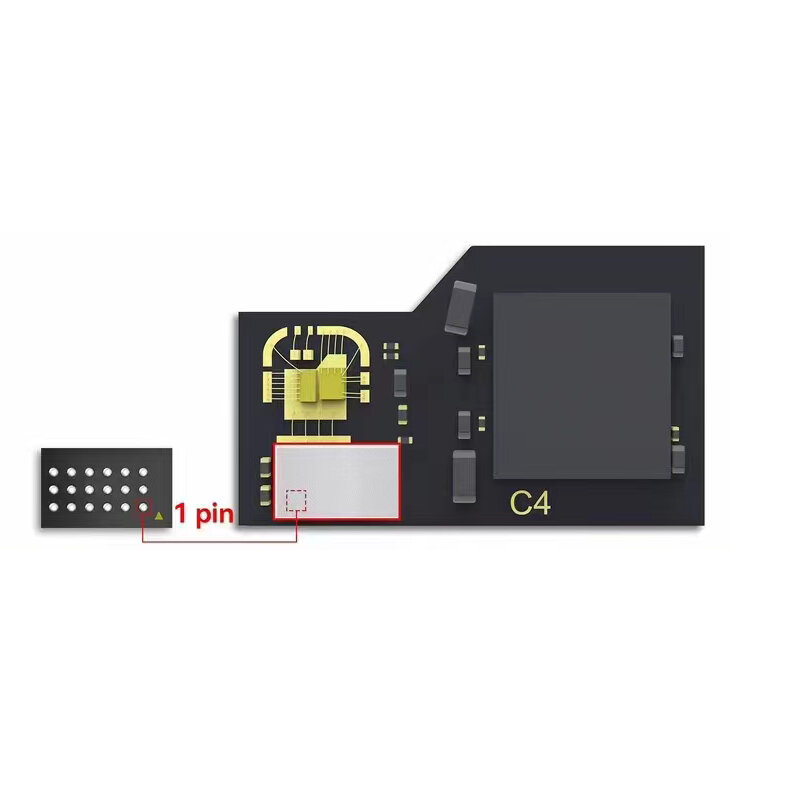 JCID JC Romeo-2 페이스 ID 칩, IC 교체 도트 매트릭스 수리 칩, 아이폰 13, 14, 15 시리즈용 페이스 ID 수리 칩