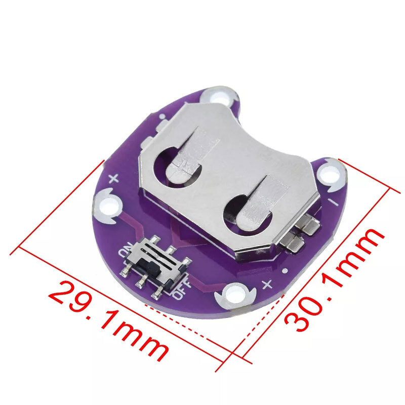 LilyPad Coin Cell Battery Holder CR2032 Battery Mount Module for arduino DIY KIT