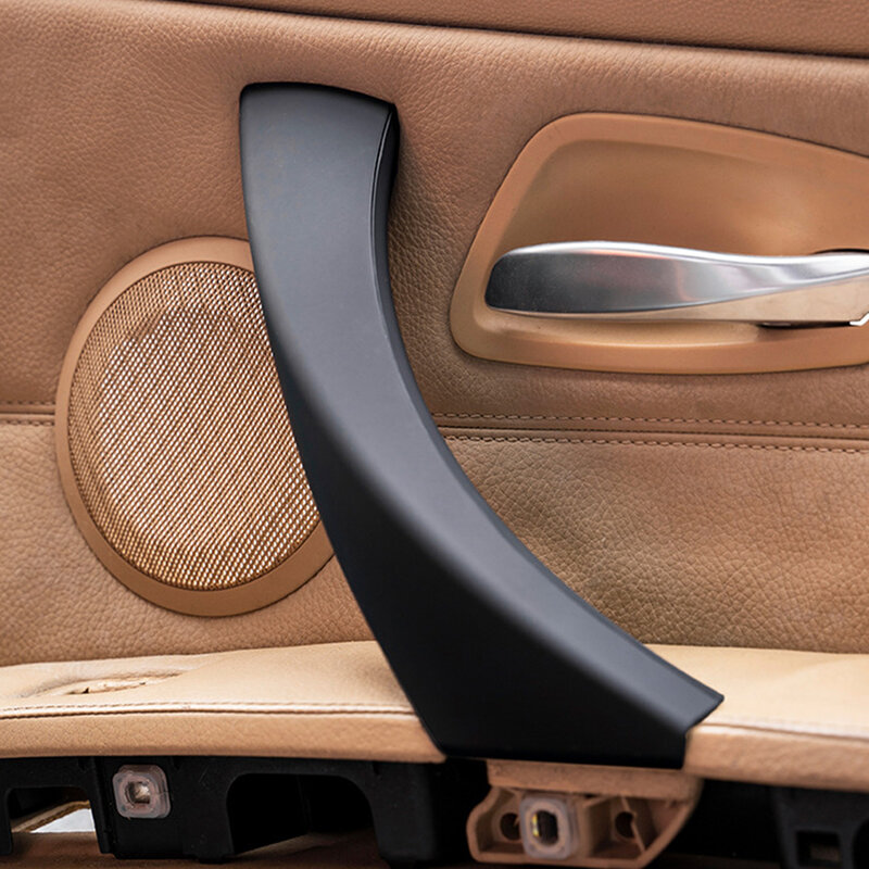 Manija Interior de coche, cubierta embellecedora de Panel de puerta delantera, trasera, izquierda y derecha para BMW Serie 3, E90, E91, 316, 318, 320, 325, 328
