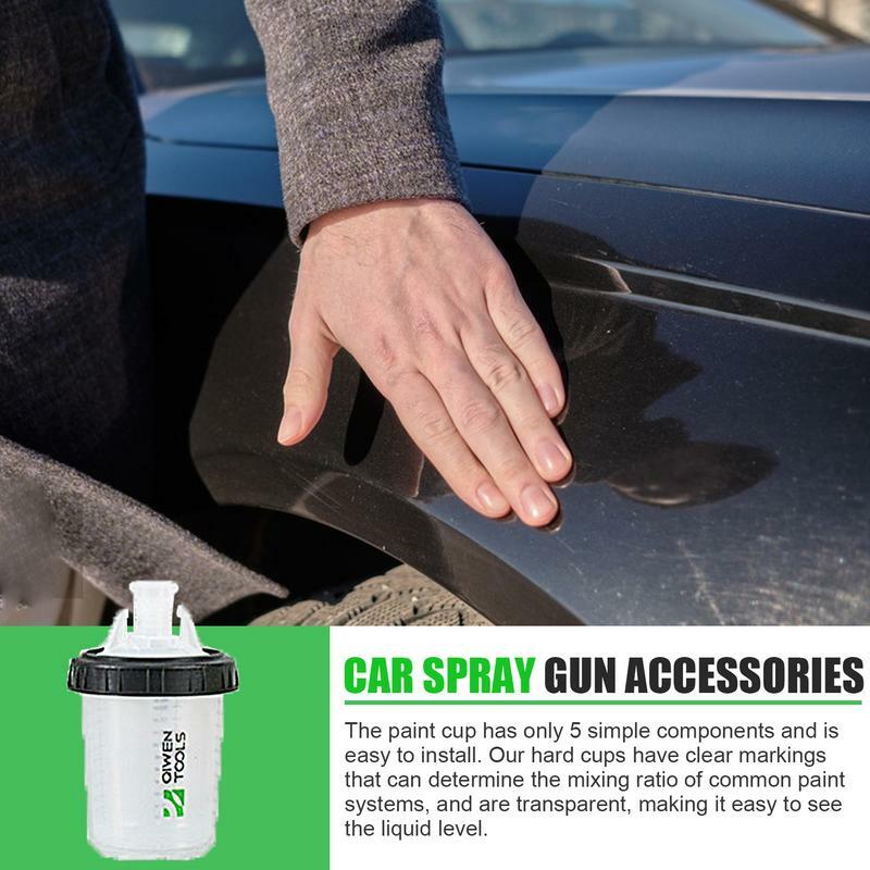 Automotive Paint Mixing Cups Safe Spray Paint With Clear Scale Paint Tools & Equipment With 50 Cup & Lids System Spray Guns &