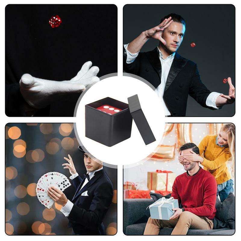 Magic Trick Box Magic Trick Close Up Stage Props Magician Magic Mentalism Magician Magic Mentalism Eye Perspective Dice Box For