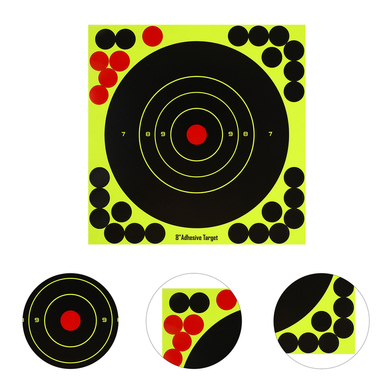 30 Pcs Sticker Target Paper Target Target cerchio autoadesivo in Pvc