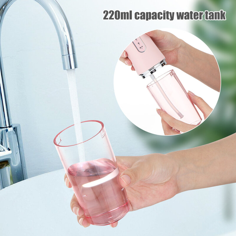 Mund waschmaschine leistungs starke tragbare Irrigator Zahn wasserstrahl 3 Modi USB wiederauf ladbar 4 Jet für die Zahn reinigung Gesundheit
