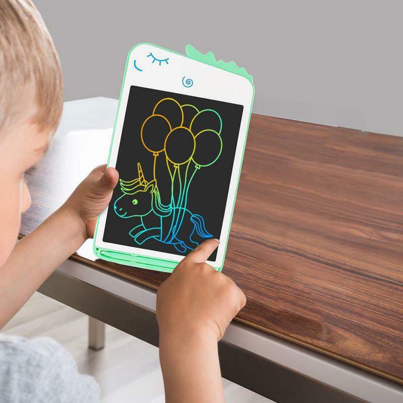 Tablet tulis LCD 8.5 inci, mainan anak papan gambar sketsa, papan tulis, papan gambar ajaib, hadiah mainan anak