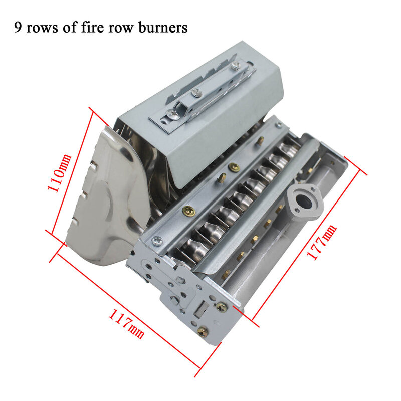 1PC stainless steel row burner for natural gas and liquefied gas burner steam boiler and steam cabinet accessories