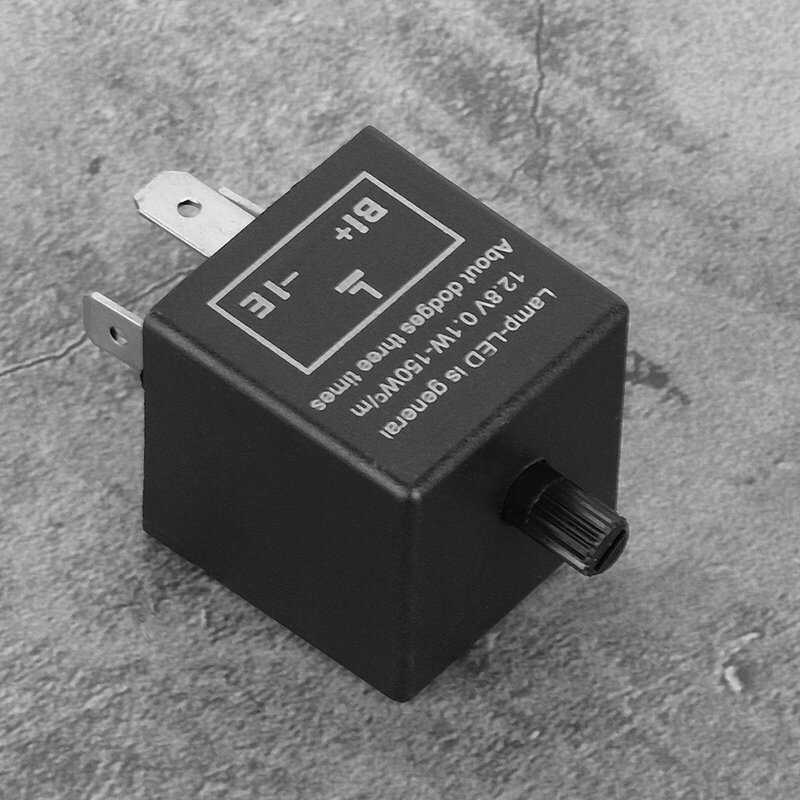 12V 3 Pin regolabile LED lampeggiatore lampeggiante relè Fix per indicatore di direzione