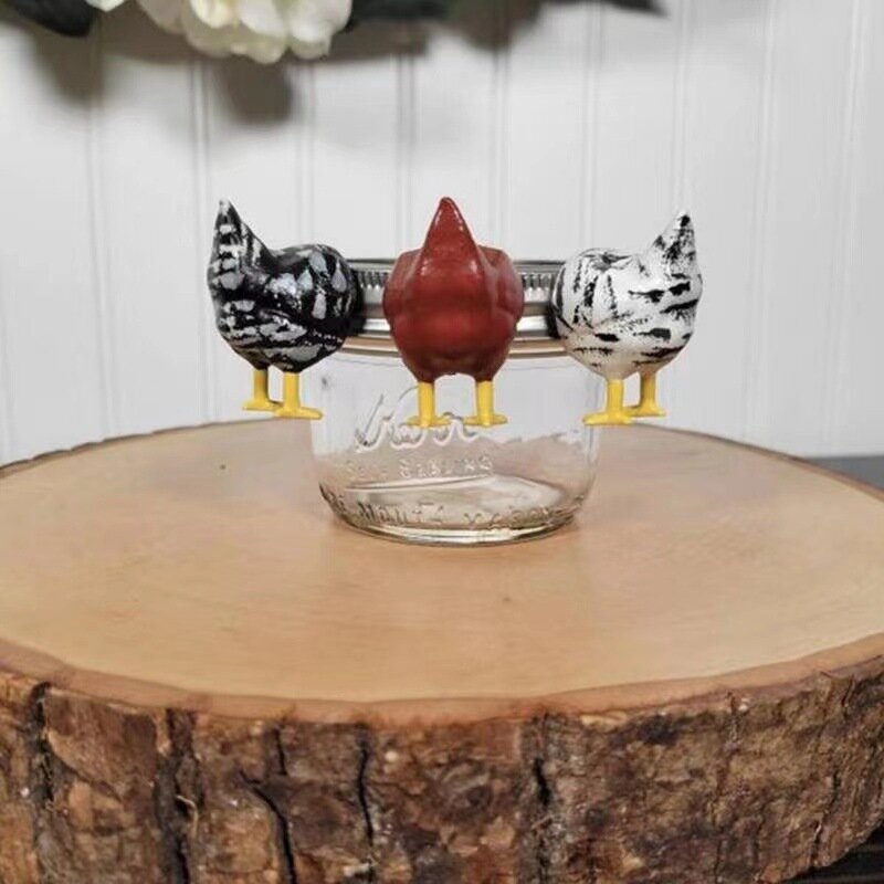 Novità divertente simulazione pollo Butt Magnet frigorifero adesivi personalità creativa Chicken Butt decorazioni per la casa