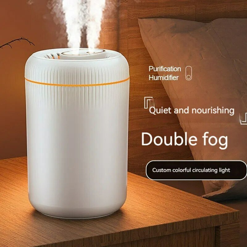 Nuovo umidificatore di grande capacità da 3,5 litri per uso domestico con quantità di nebbia atomizzatore d'aria per ufficio con macchina per aromi per auto USB