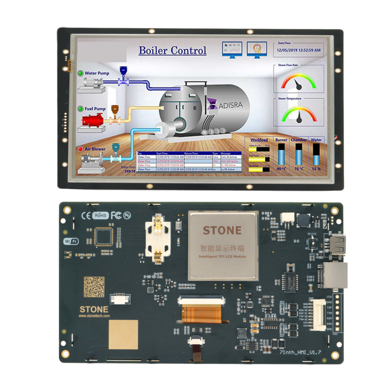STONE HMI TFT LCD 3,5 a 10,4 Módulo de pantalla con PROGRAMA + pantalla táctil para Panel de Control de equipos