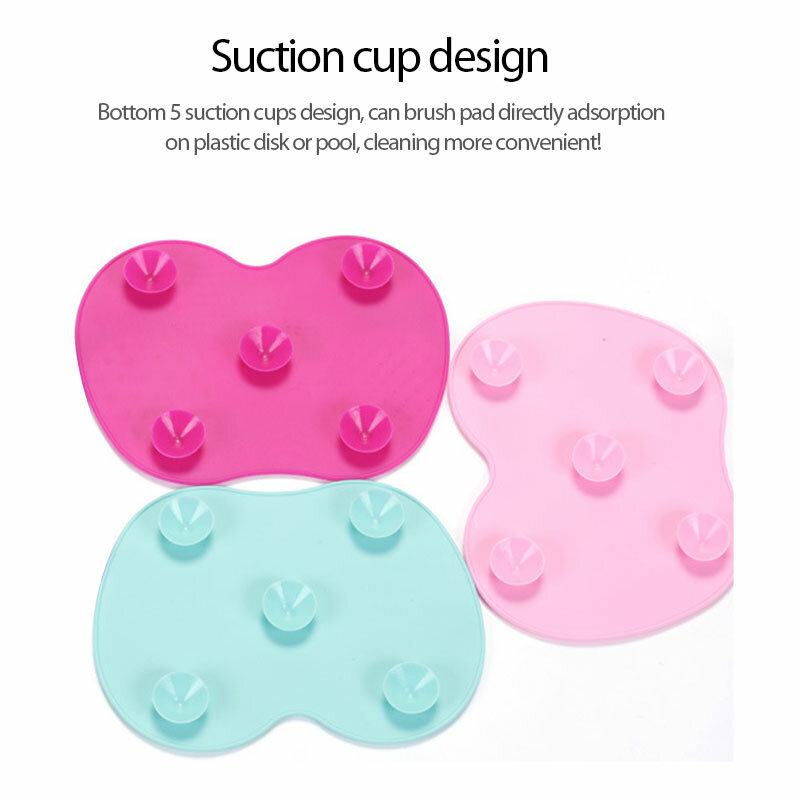 Silicone Brush Cleaner Cosmetic Make Up Washing Brush Gel Cleaning Mat Foundation Makeup Brush Cleaner Pad Scrubbe Board
