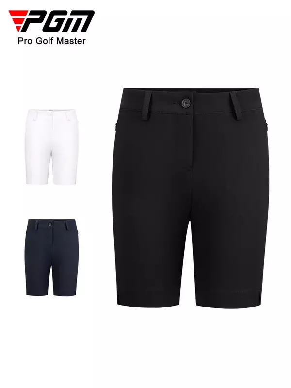 PGM-Shorts de golfe impermeáveis femininos, calças esportivas elásticas, roupas Split Hem, verão
