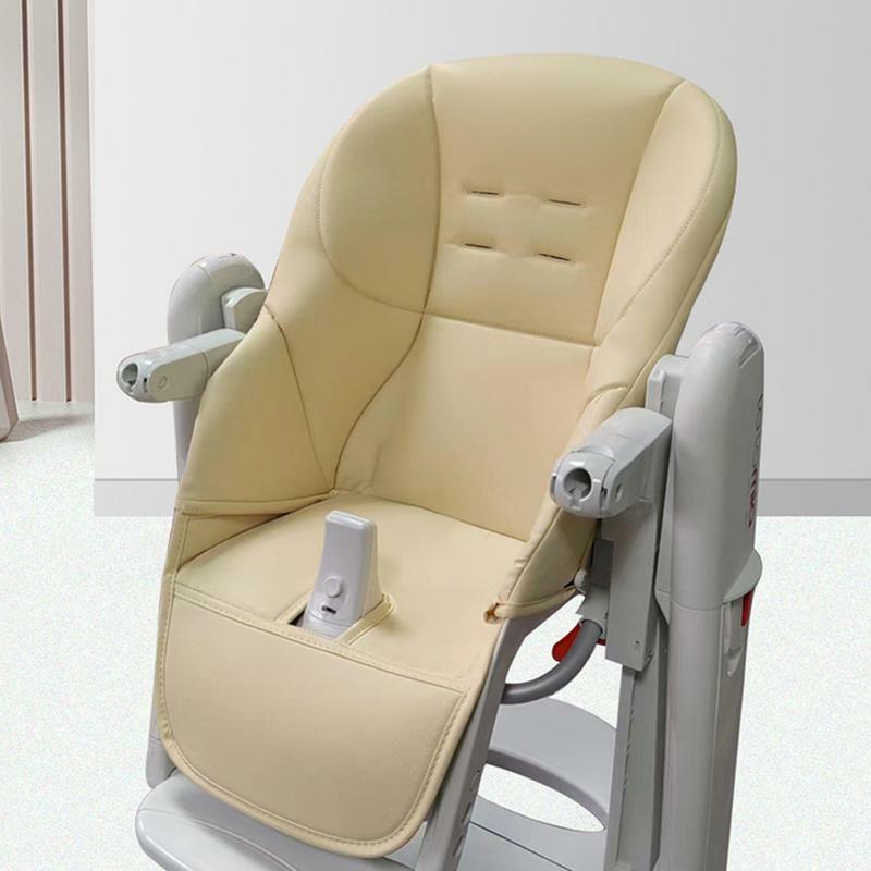 Poduszka krzesło do jadalni dla dzieci łatwa do zainstalowania poduszka zastępcza miękkie ubrania skóry PU i gąbki wysokiej pokrowiec na krzesło