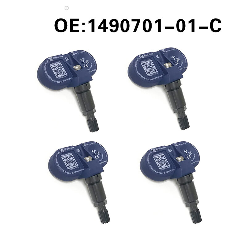 TPMS Bluetooth Tire Pressure Monitor Sensors OEM 1490701-01-C 149070101C fits For Tesla Model S 3 X Y 2021 2022 2023-