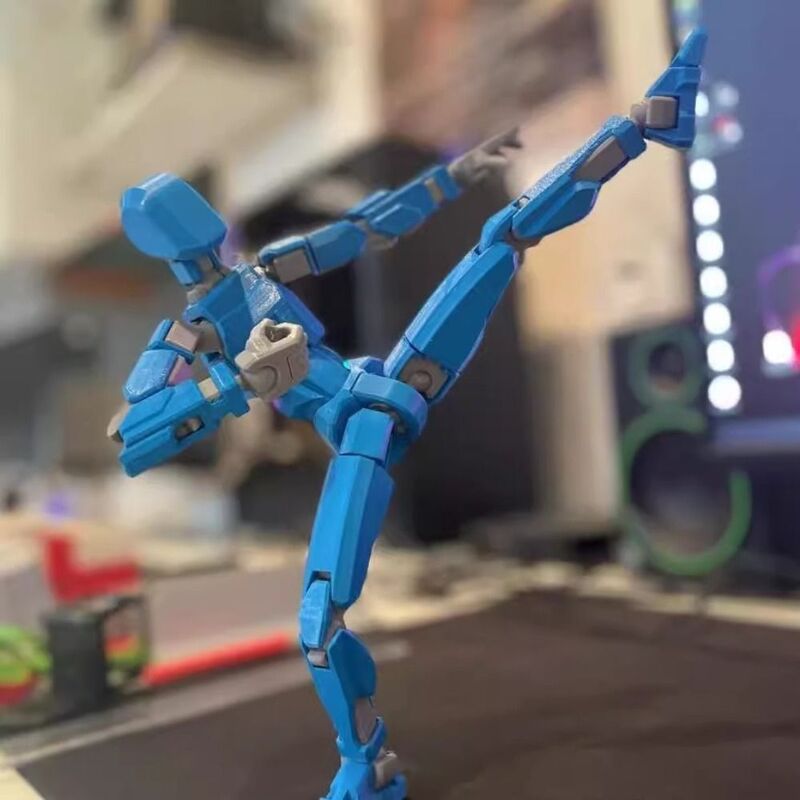 หุ่นของเล่นขยับได้หุ่นยนต์เก็บรวบรวมหุ่น13 3D, หุ่นของเล่นตุ๊กตาขยับแขนขาได้แปลงร่างหุ่นยนต์สามารถขยับได้