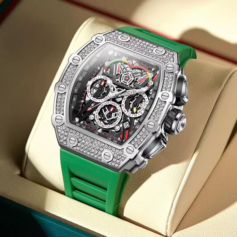 2024 Nieuwe Horloge Voor Mannen Luxe Mechanische Automatische Sport Casual Polshorloge Onola Klok Waterdichte Horloges