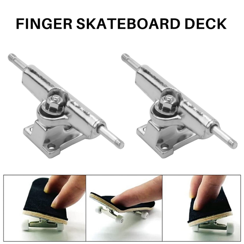 10 pz 29mm Fingerboard Trucks Finger Skateboard Deck con dadi con chiave cacciavite per Finger Skateboards