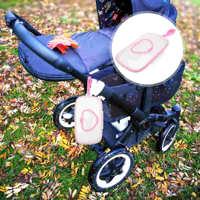 子供と赤ちゃんのためのプラスチック製の耳栓,屋外のおむつバッグ,トラベルベビーカー,pp,吊り下げ,メイクアップ用のウェットティッシュボックス