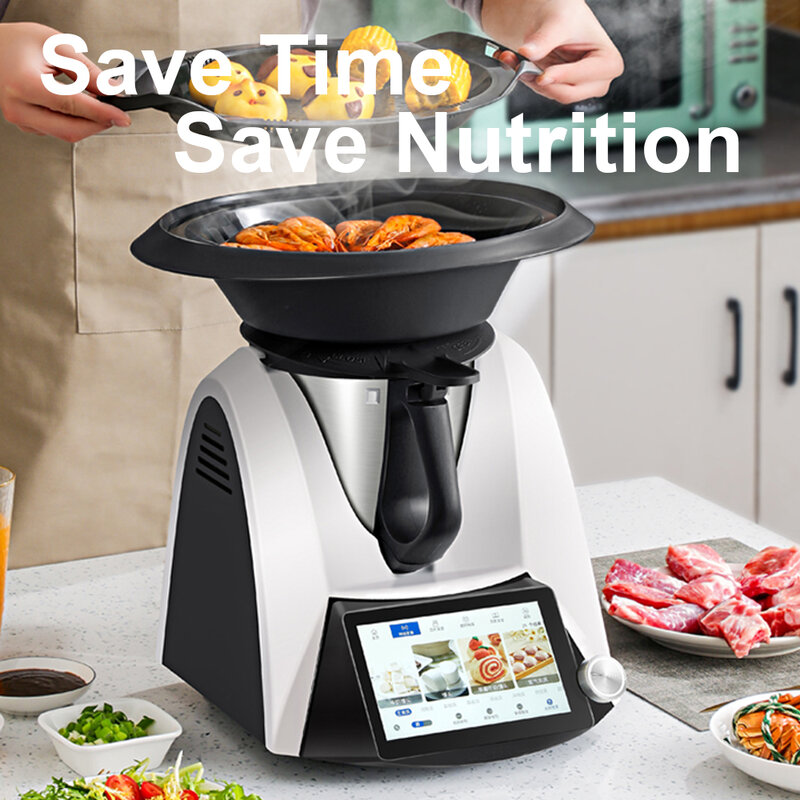 Küche Lebensmittel Prozessor Roboter Smart Alle-In-One-Herd, Chopper, Dampfer, Entsafter, Mixer, kochen, Kneten, Wiegen, Multi-Funktionale Selbst-Clea