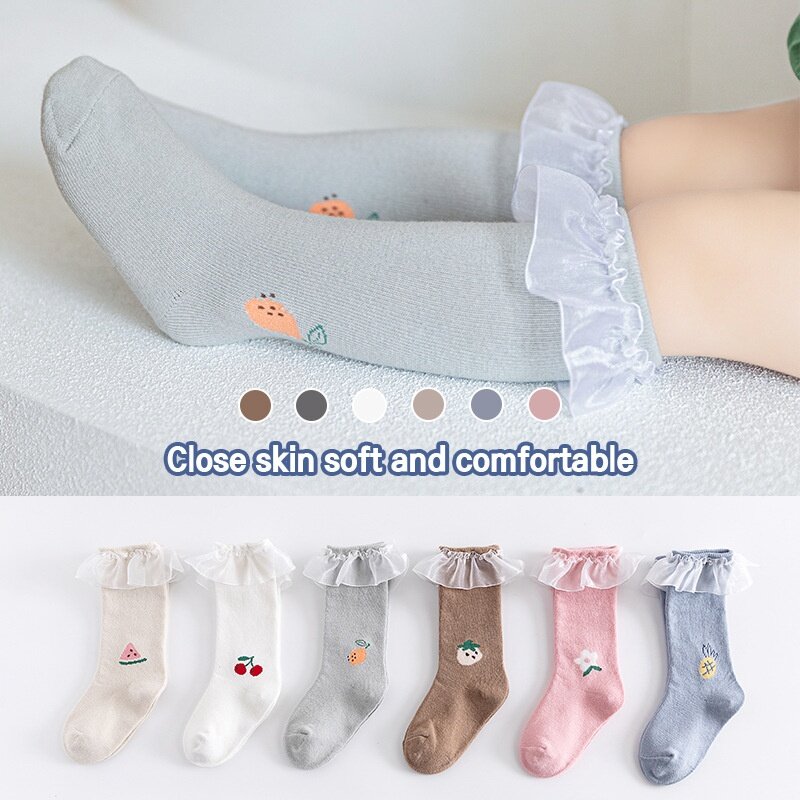 New Baby Socks Multicolor Middle Socks Summer Soft Socks Breathable Socks Fruit Boy Girl