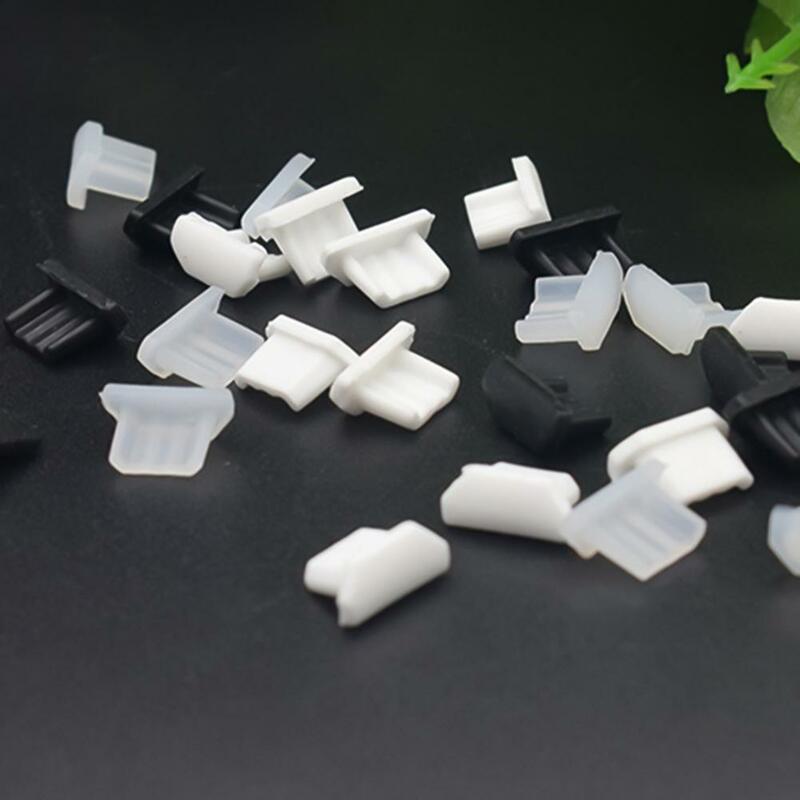 5Pcs Silicone Dust Plugs Phone Micro-USB Charging Port Protector Cover Micro-USB Anti-dust Plug Protective Dustproof Tampon
