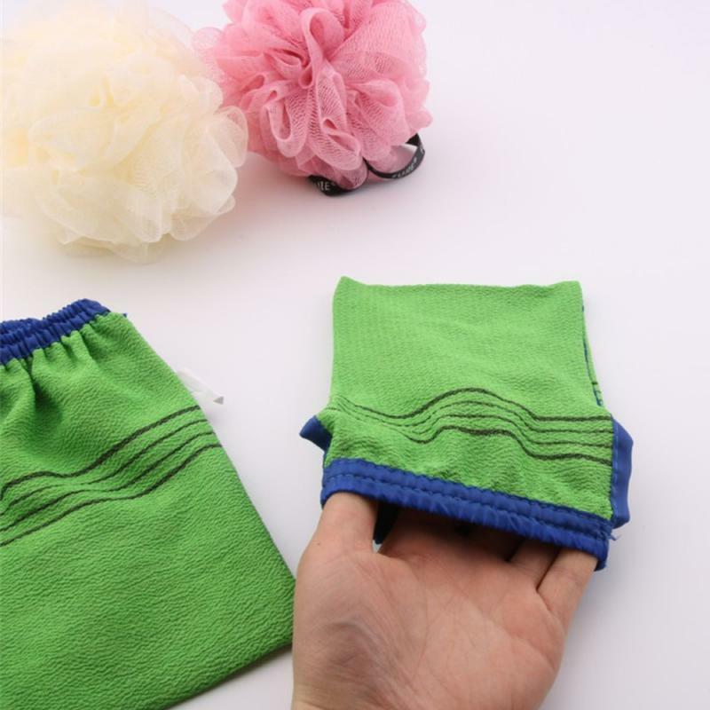 Asciugamano bifacciale asciugamano da bagno esfoliante coreano asciugamano da doccia Scrub per il corpo portatile per adulti asciugamano a grana grossa