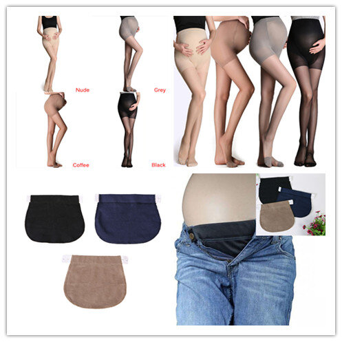Adjustable High Elastic Legging Summer Maternity Pregnant Women Pregnancy Pantyhose Ultra ThinTights Stockings