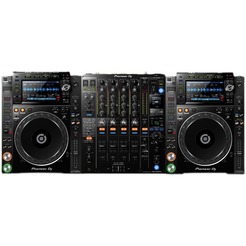Pioneer-Set de DJ, 2x CDJ2000nexus2, reproductor multimedia + 1x DJM-900NXS, mezclador de DJ