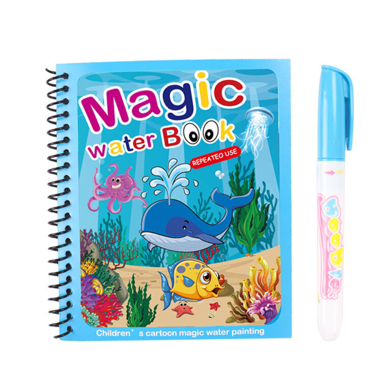เด็กแบบใหม่ Magic น้ำหนังสือฝึกวาดรูปสีหนังสือภาพวาดของเล่นวันเกิดสำหรับเด็กคริสต์มาสปีใหม่ของขวัญสำหรับชายและหญิง