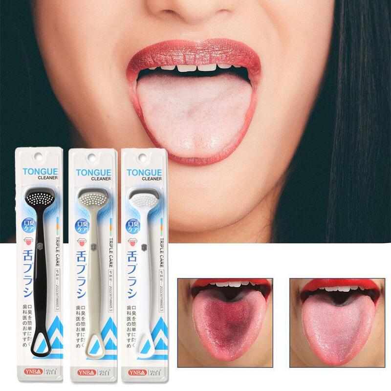 Raspador de lengua de silicona suave, cepillo de lengua, limpiador de lengua de limpieza Oral, cepillos de superficie, aliento X5n0