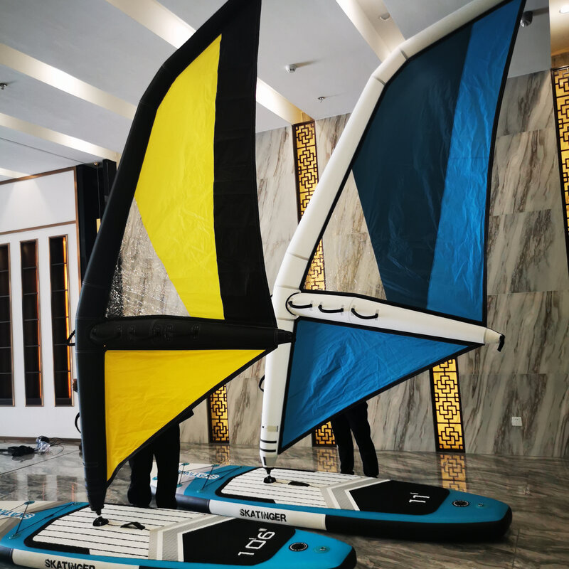 skatinger pcv + deska surfingowa ze ściegiem kroplowym Windsurfing SUP Nadmuchiwana deska wieloosobowa Windsurfing