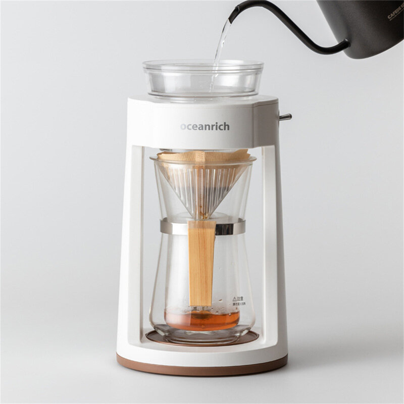 Oceanrich Automatic Hand Brewed Coffee Machine Household Coffee Maker Simulation Drip Filter Coffee Pot Portable Espresso Coffee