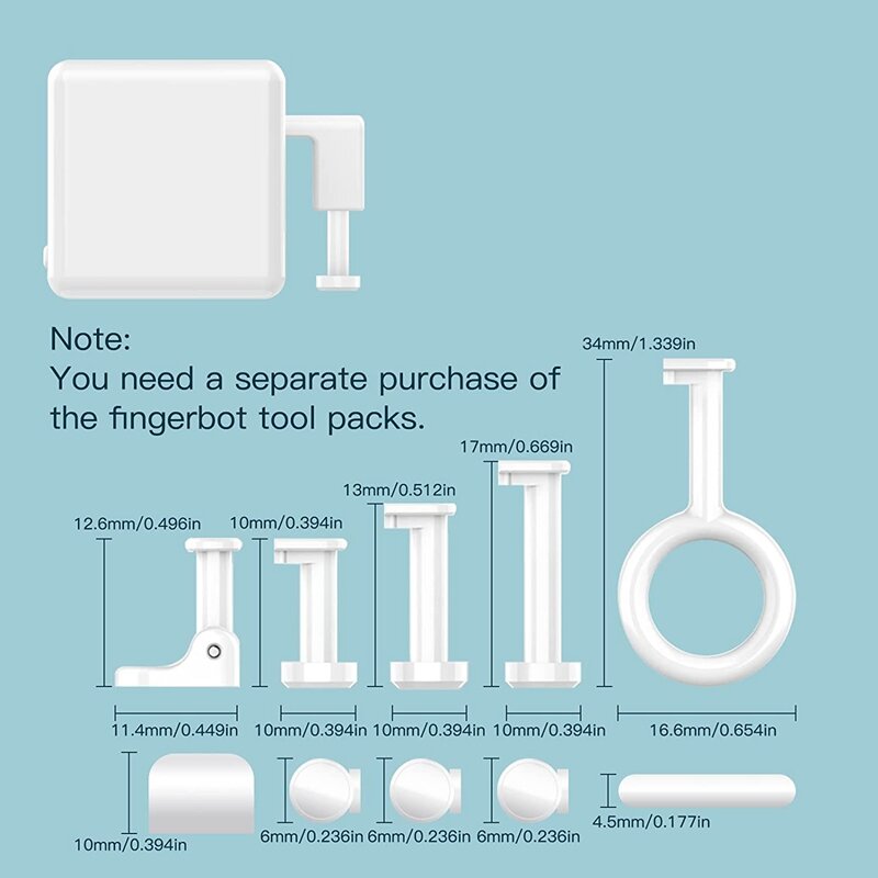 Fingerbot plus Smart Button Pushers und Zubehör Kit Ersatzteile Zubehör Werkzeug pakete