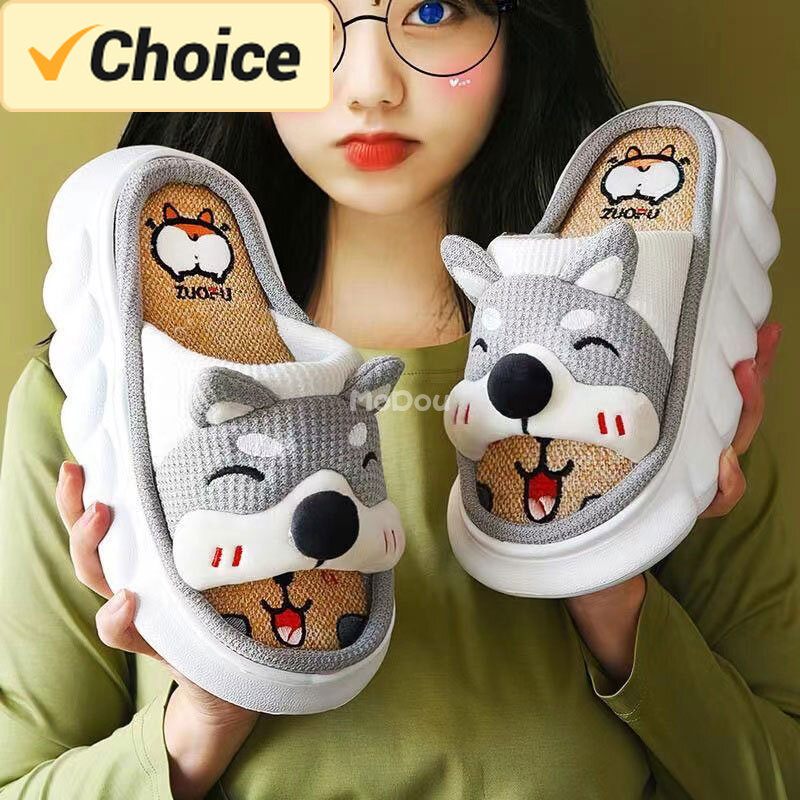 Mo Dou 2024 tutte le pantofole firmate Senson Cute Cartoon Lovely Cat Bedroom Cotton Home Shoes Indoor suola spessa coppie uomo donna